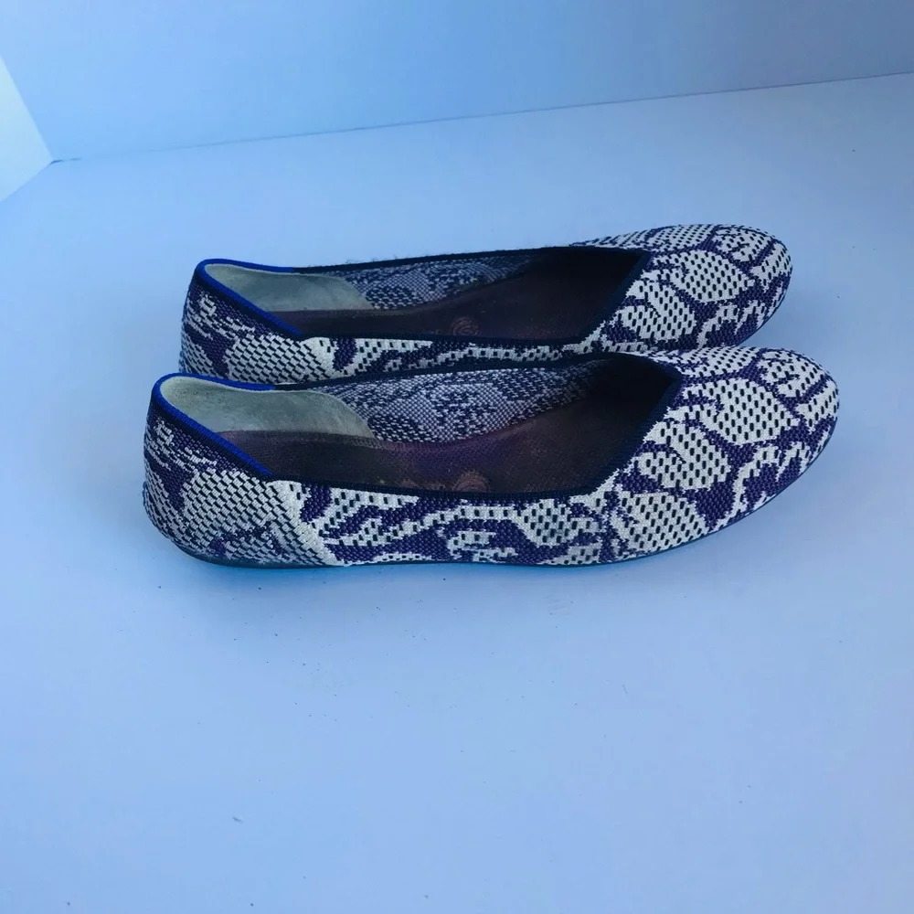 Rothy's The Flat Violet‎ Round Toe Floral Wisteria